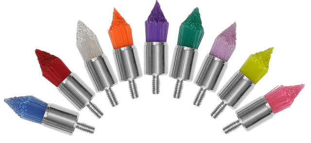 Brosse de prophétille jetable en fil conique dentaire