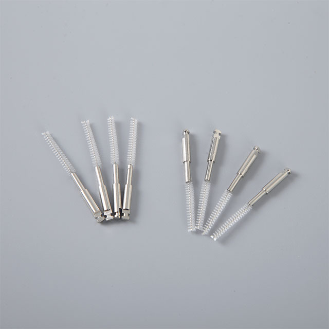 Brosse de prophy non disposable en métal pour les accolades
