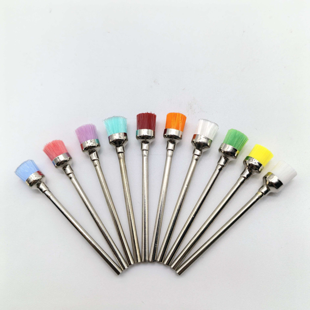 Brosse de tasse de polissage HP à poignée droite, multicolore en option, certifiée CE, grande Promotion