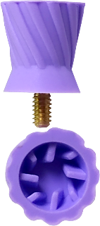 Tasse de prophy sans vibration violette pour élimination des taches