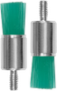 Brosse de prophy non disposable avec poignée métallique pour un usage quotidien