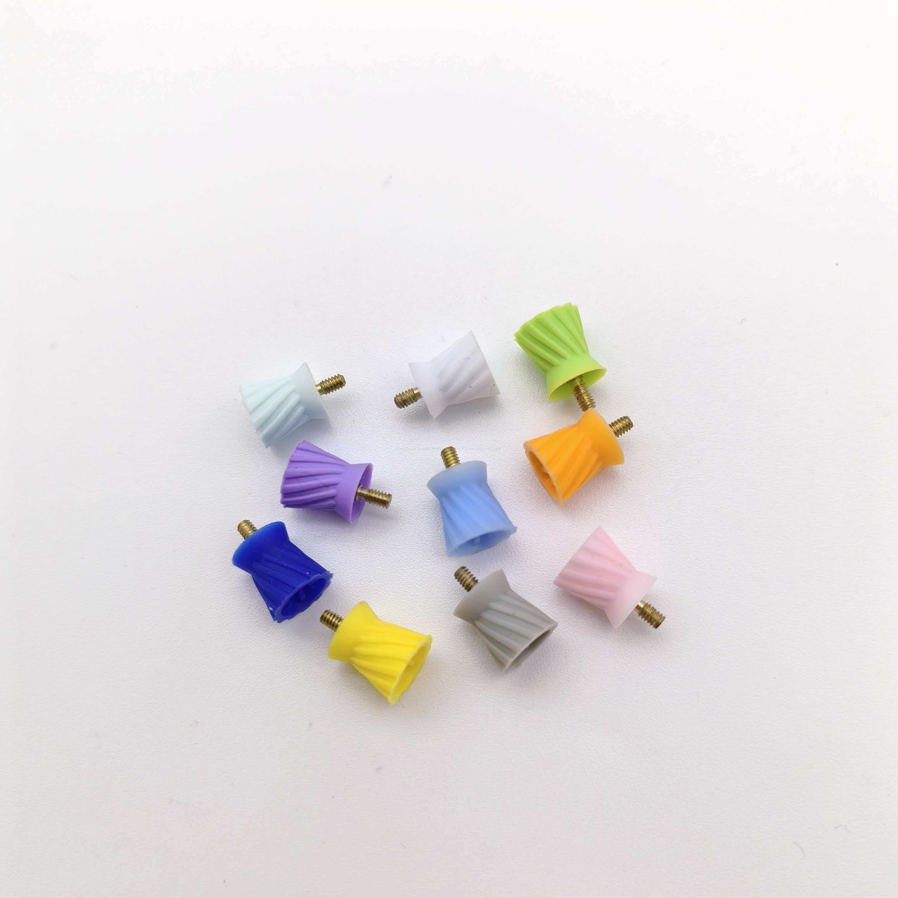 Accessoire de polissage d'odontothérapie, personnalisable, Durable, résistant à l'usure, Type de fil, tasse de polissage de huit Pages