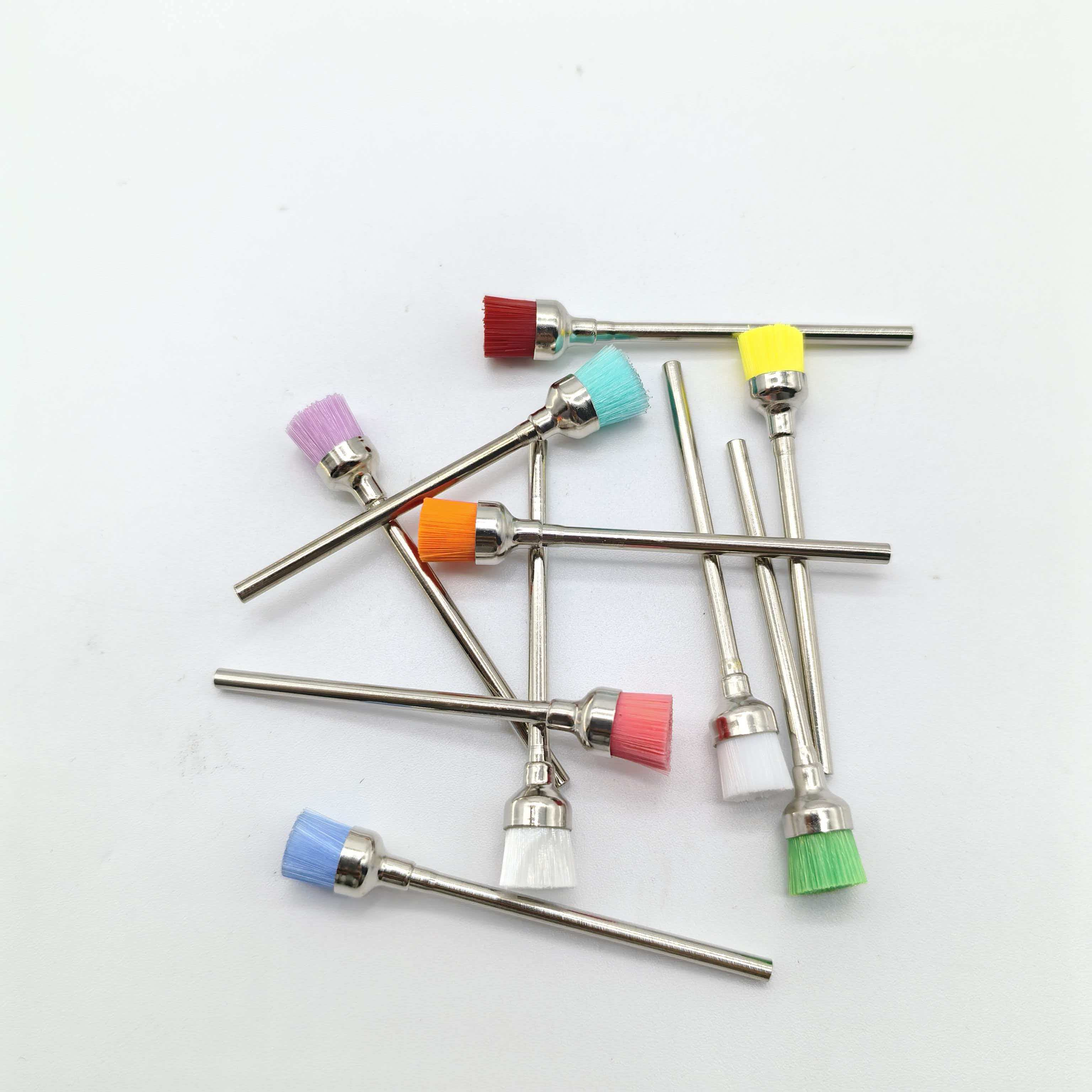 Brosse de tasse de polissage HP à poignée droite, multicolore en option, certifiée CE, grande Promotion