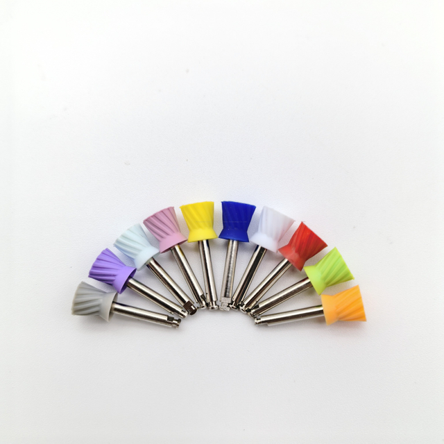 Matériau avancé, accessoire d'odontothérapie professionnel, Type de loquet, tasse de polissage à huit pages