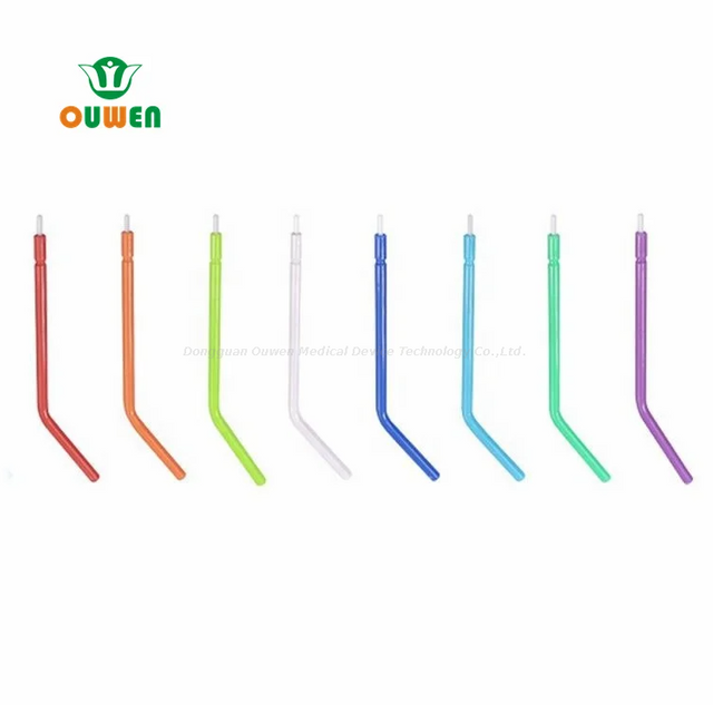 OUWEN Fabrication Full Plastic Transparent Tube Colorful Core N-1 Disposable Dentaire 3 voies