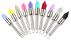 Pinceau de prophy durable rose pour la beauté des ongles