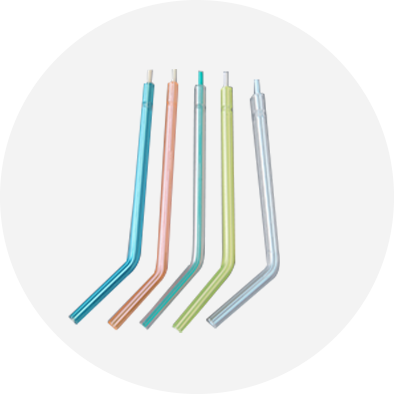 Astuce de seringue aérienne jetable pour un usage dentaire