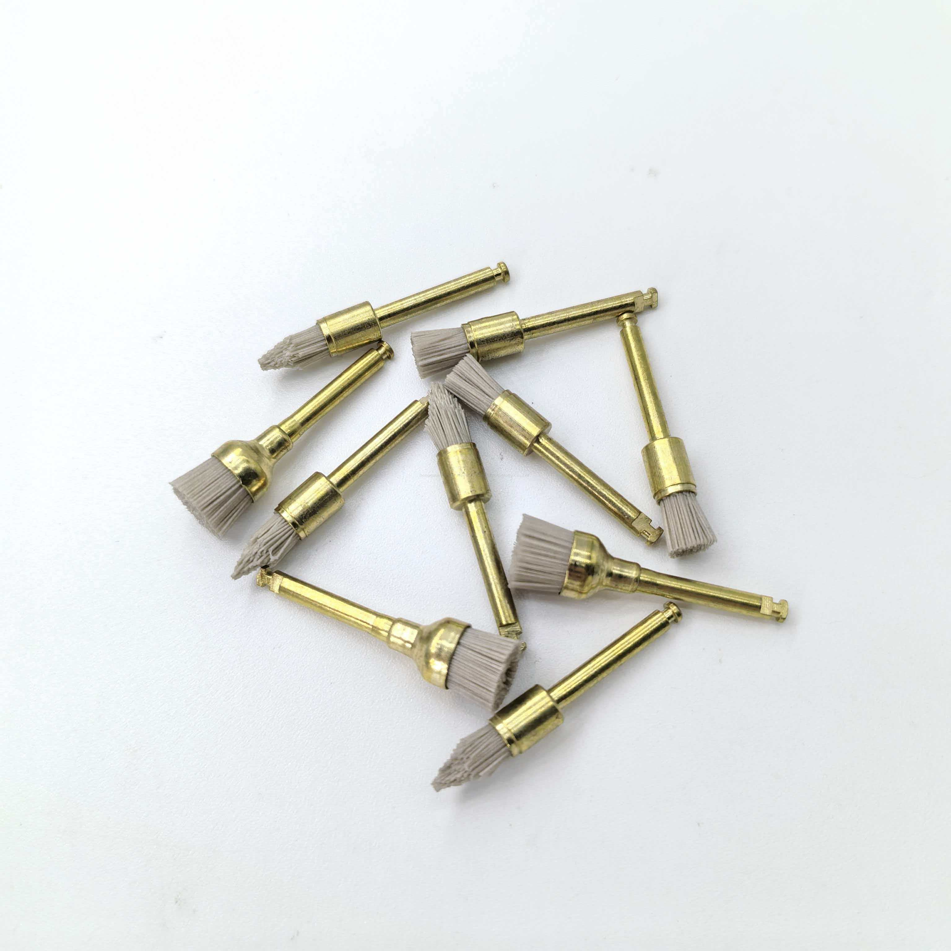 Conception personnalisée, gomme hygiénique sûre, nettoyage dentaire professionnel, brosse de polissage à l'oxyde d'aluminium