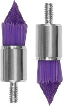 Brosse de prophy de prophy de soins dentaires flexibles roses pour réduire l'infection des bactéries