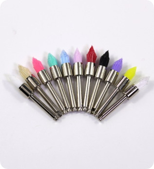 Brosse prophy résistante à la température verte pour la santé bucco-dentaire